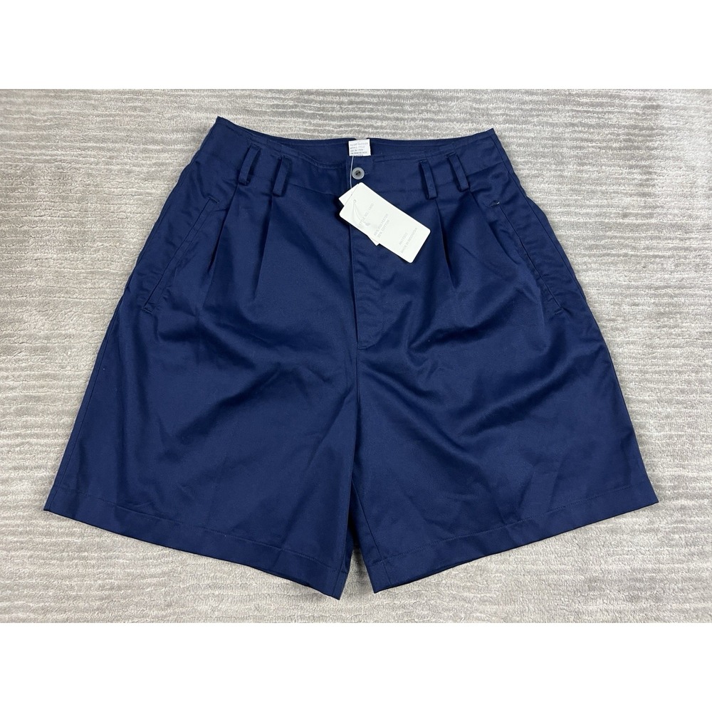 Petite Projections Shorts Womens 12 Blue High Rise‎ Mom Polyester Blend NWT